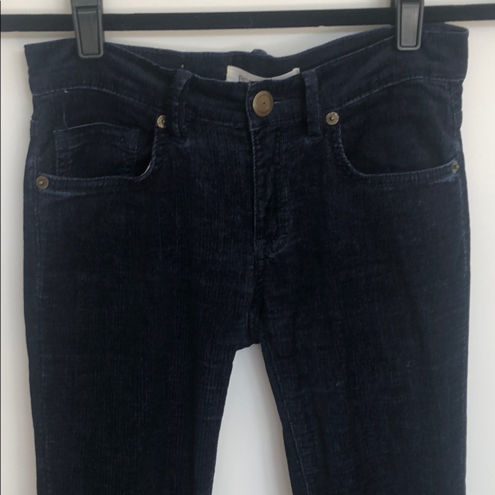 BCBG corduroy navy blue pants